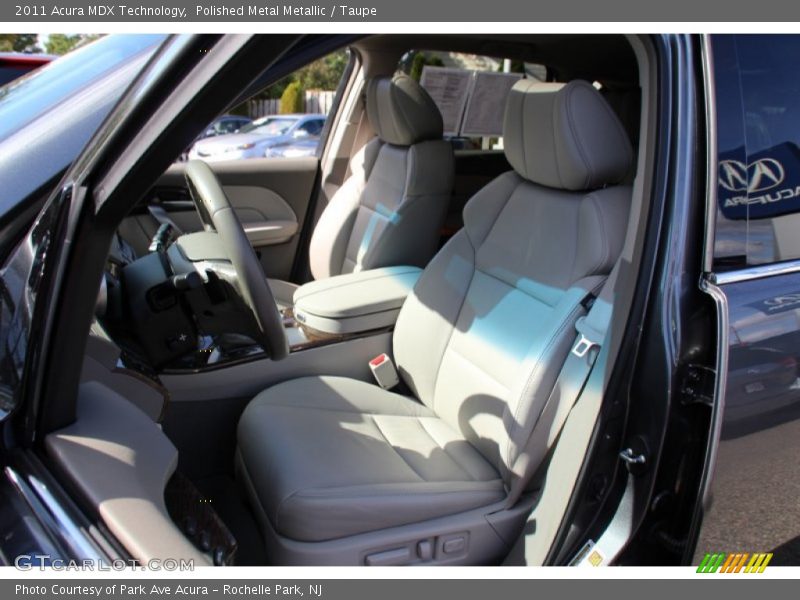 Polished Metal Metallic / Taupe 2011 Acura MDX Technology