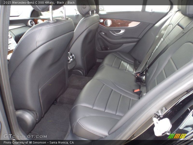 Black / Black 2015 Mercedes-Benz C 300 4Matic