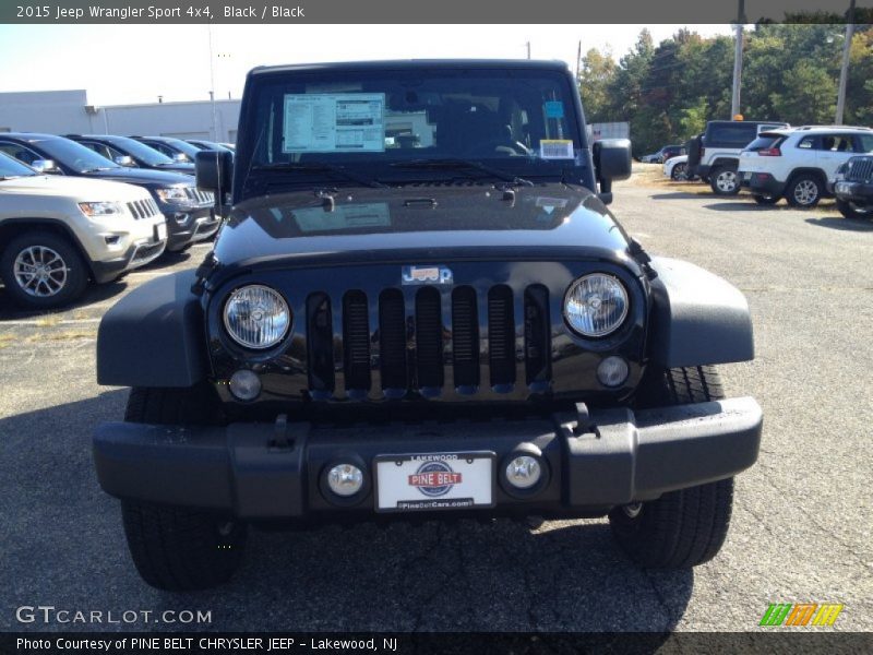 Black / Black 2015 Jeep Wrangler Sport 4x4