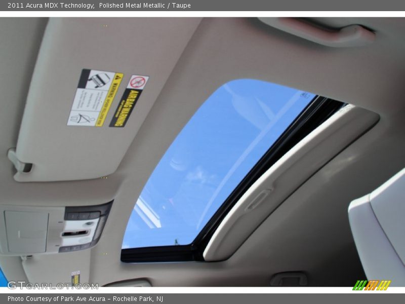 Polished Metal Metallic / Taupe 2011 Acura MDX Technology