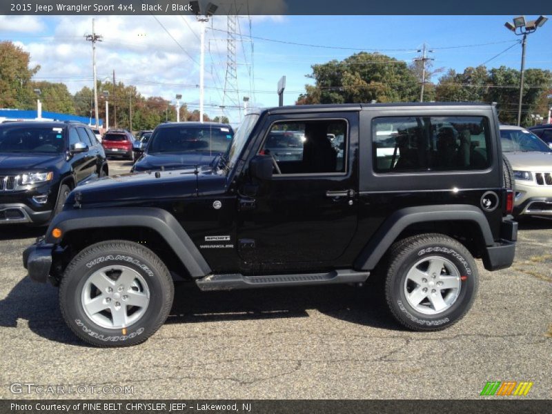 Black / Black 2015 Jeep Wrangler Sport 4x4