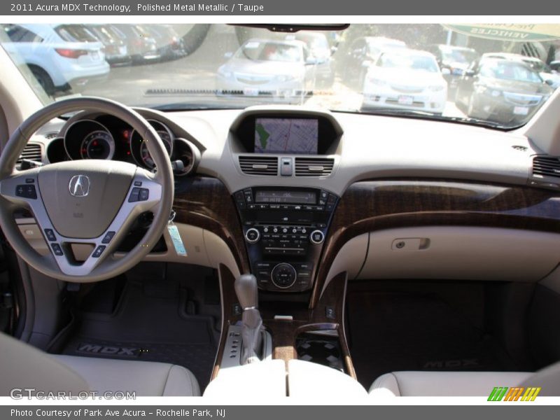 Polished Metal Metallic / Taupe 2011 Acura MDX Technology