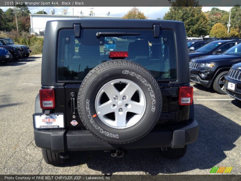 Black / Black 2015 Jeep Wrangler Sport 4x4