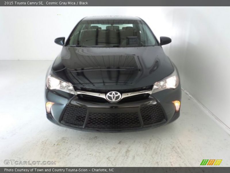 Cosmic Gray Mica / Black 2015 Toyota Camry SE