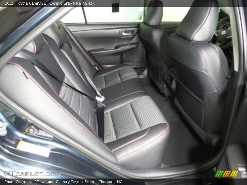 Cosmic Gray Mica / Black 2015 Toyota Camry SE