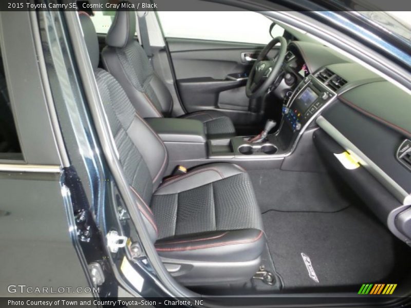Cosmic Gray Mica / Black 2015 Toyota Camry SE