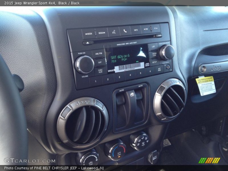 Black / Black 2015 Jeep Wrangler Sport 4x4