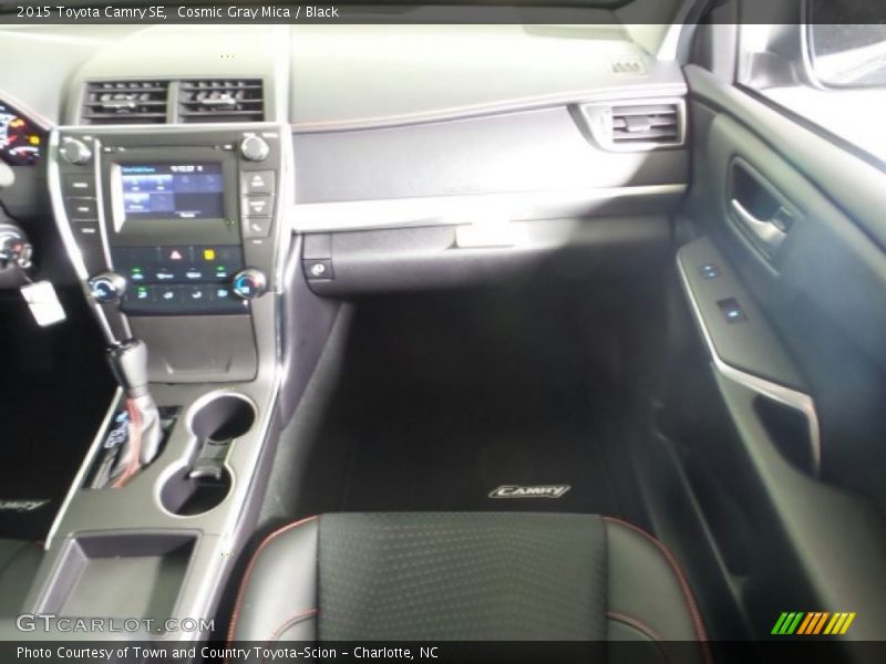 Cosmic Gray Mica / Black 2015 Toyota Camry SE