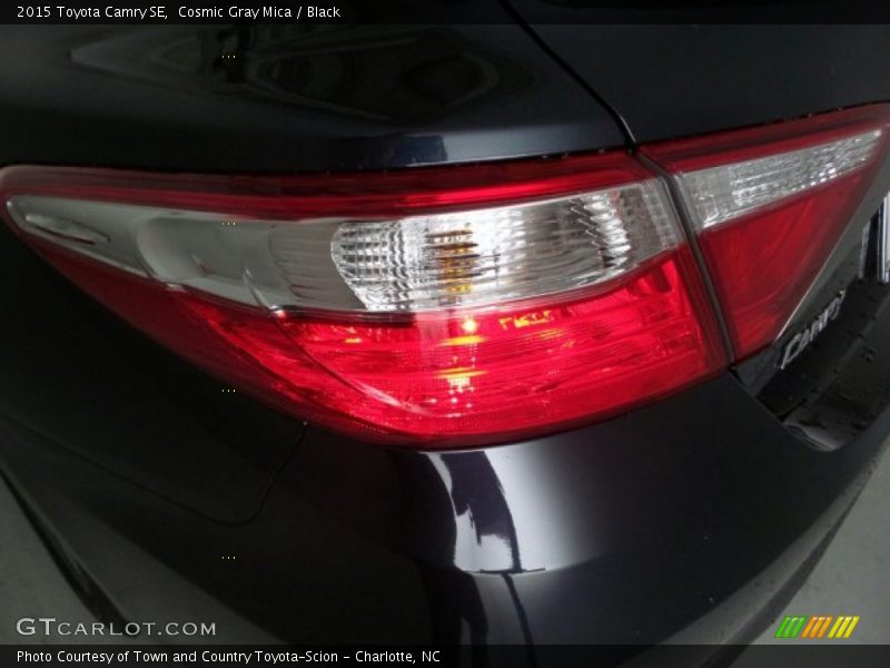 Cosmic Gray Mica / Black 2015 Toyota Camry SE