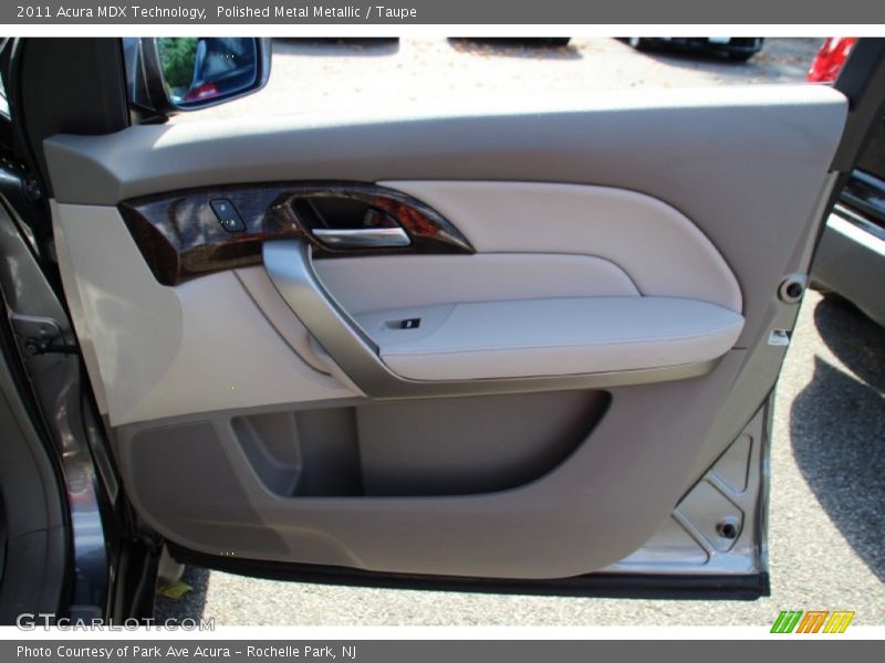 Polished Metal Metallic / Taupe 2011 Acura MDX Technology