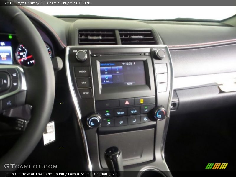 Cosmic Gray Mica / Black 2015 Toyota Camry SE