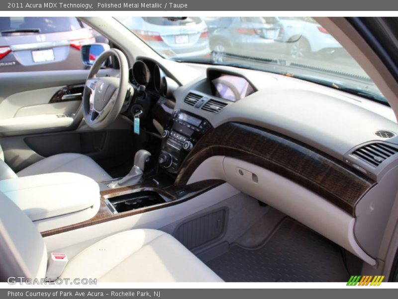 Polished Metal Metallic / Taupe 2011 Acura MDX Technology