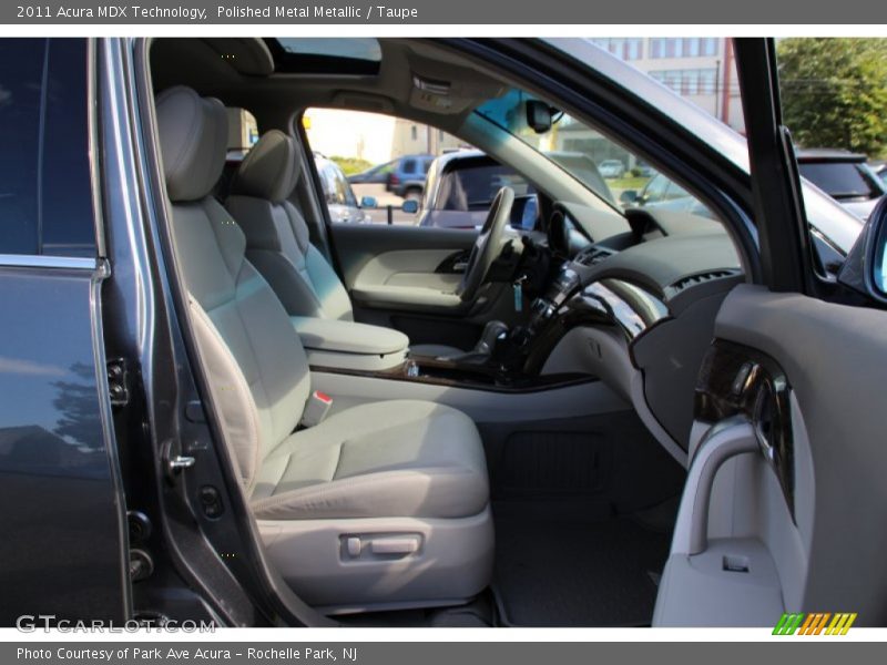 Polished Metal Metallic / Taupe 2011 Acura MDX Technology