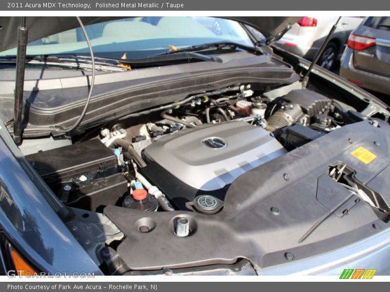 Polished Metal Metallic / Taupe 2011 Acura MDX Technology