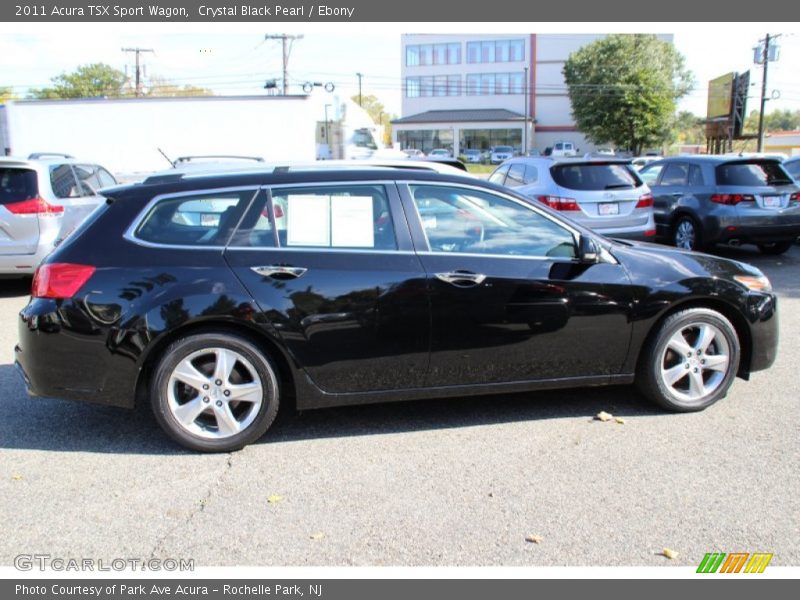Crystal Black Pearl / Ebony 2011 Acura TSX Sport Wagon