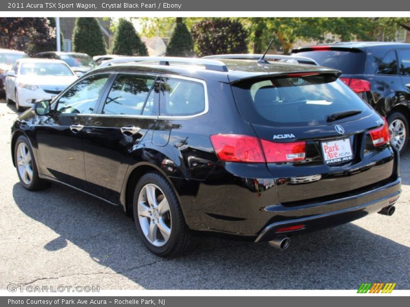 Crystal Black Pearl / Ebony 2011 Acura TSX Sport Wagon