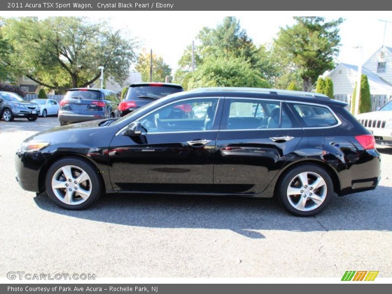 Crystal Black Pearl / Ebony 2011 Acura TSX Sport Wagon