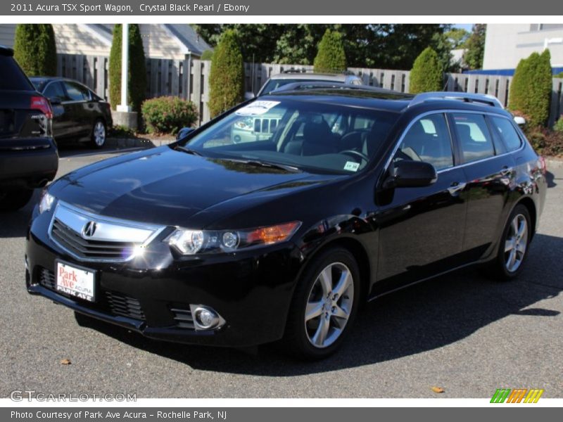 Crystal Black Pearl / Ebony 2011 Acura TSX Sport Wagon