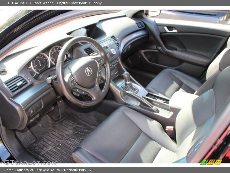 Crystal Black Pearl / Ebony 2011 Acura TSX Sport Wagon
