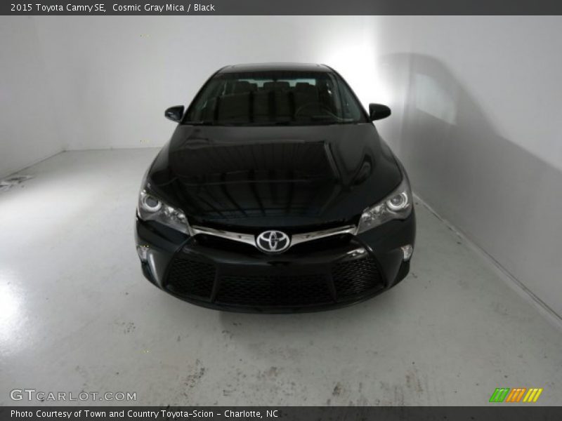 Cosmic Gray Mica / Black 2015 Toyota Camry SE