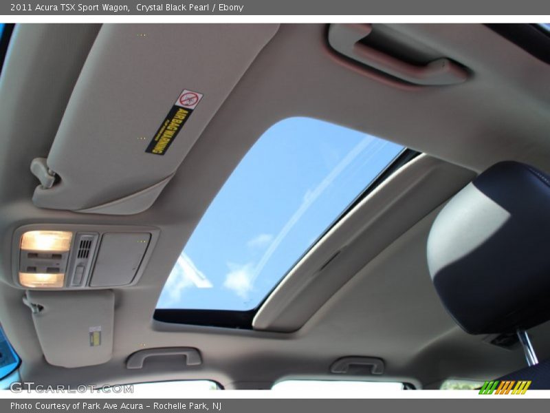 Crystal Black Pearl / Ebony 2011 Acura TSX Sport Wagon