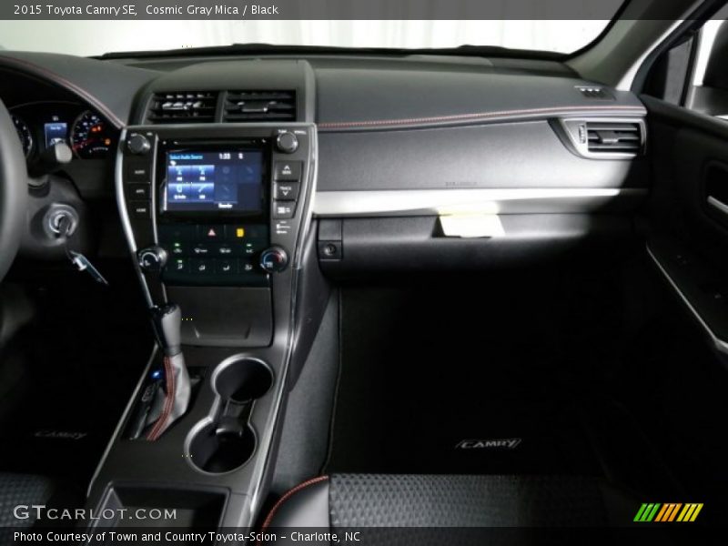 Cosmic Gray Mica / Black 2015 Toyota Camry SE