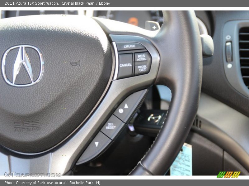 Crystal Black Pearl / Ebony 2011 Acura TSX Sport Wagon
