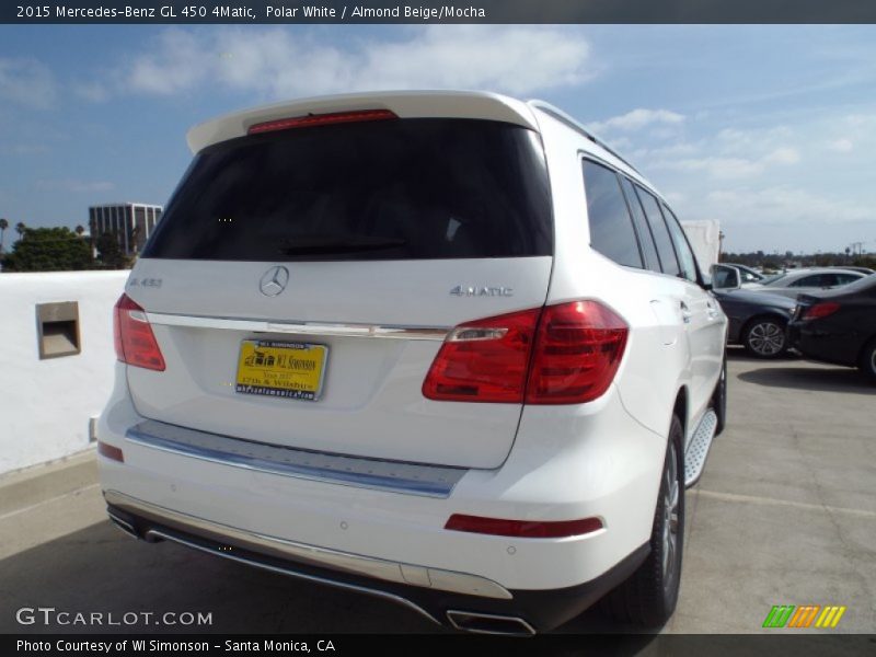 Polar White / Almond Beige/Mocha 2015 Mercedes-Benz GL 450 4Matic