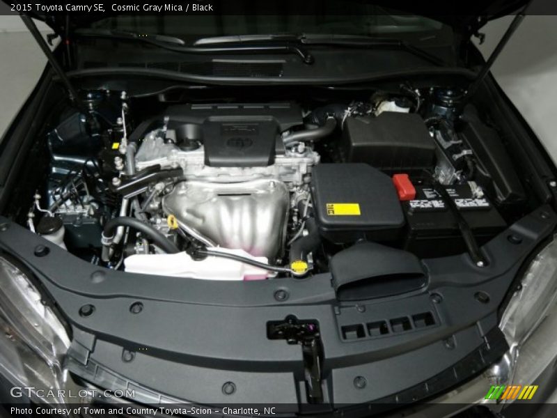 Cosmic Gray Mica / Black 2015 Toyota Camry SE
