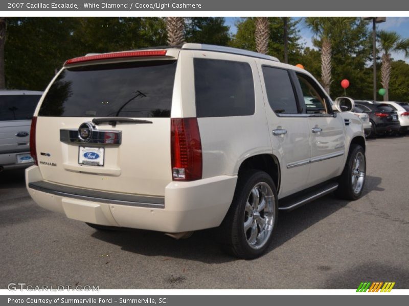 White Diamond / Cocoa/Light Cashmere 2007 Cadillac Escalade