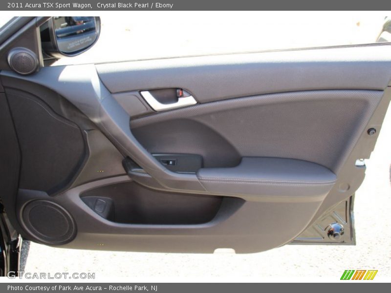 Crystal Black Pearl / Ebony 2011 Acura TSX Sport Wagon