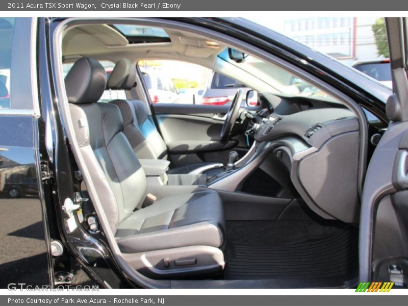 Crystal Black Pearl / Ebony 2011 Acura TSX Sport Wagon