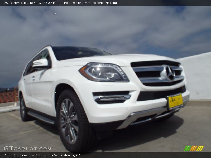 Polar White / Almond Beige/Mocha 2015 Mercedes-Benz GL 450 4Matic