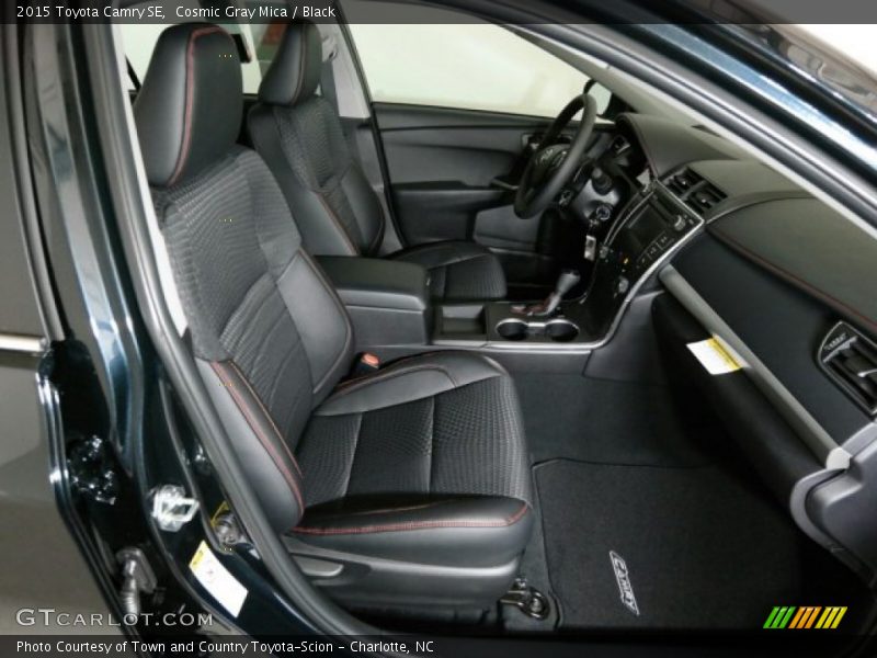 Cosmic Gray Mica / Black 2015 Toyota Camry SE