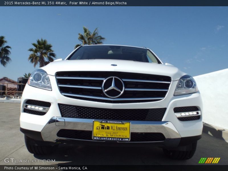 Polar White / Almond Beige/Mocha 2015 Mercedes-Benz ML 350 4Matic