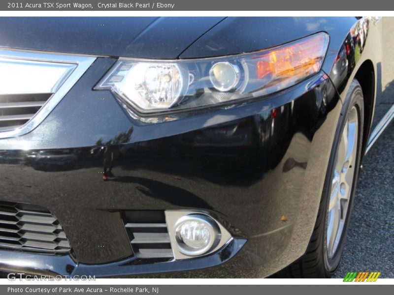 Crystal Black Pearl / Ebony 2011 Acura TSX Sport Wagon