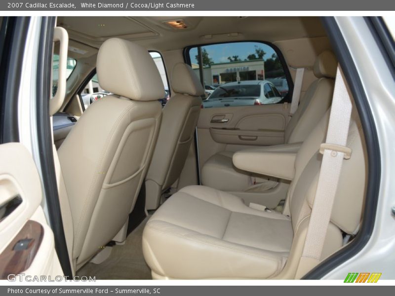 White Diamond / Cocoa/Light Cashmere 2007 Cadillac Escalade