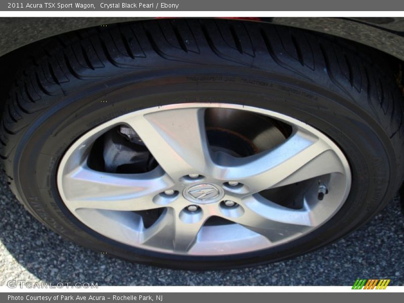 Crystal Black Pearl / Ebony 2011 Acura TSX Sport Wagon