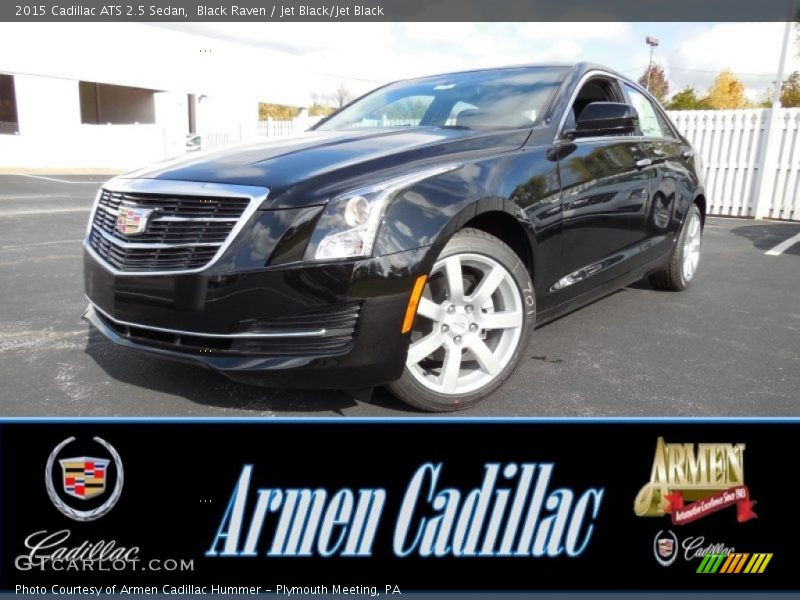 Black Raven / Jet Black/Jet Black 2015 Cadillac ATS 2.5 Sedan