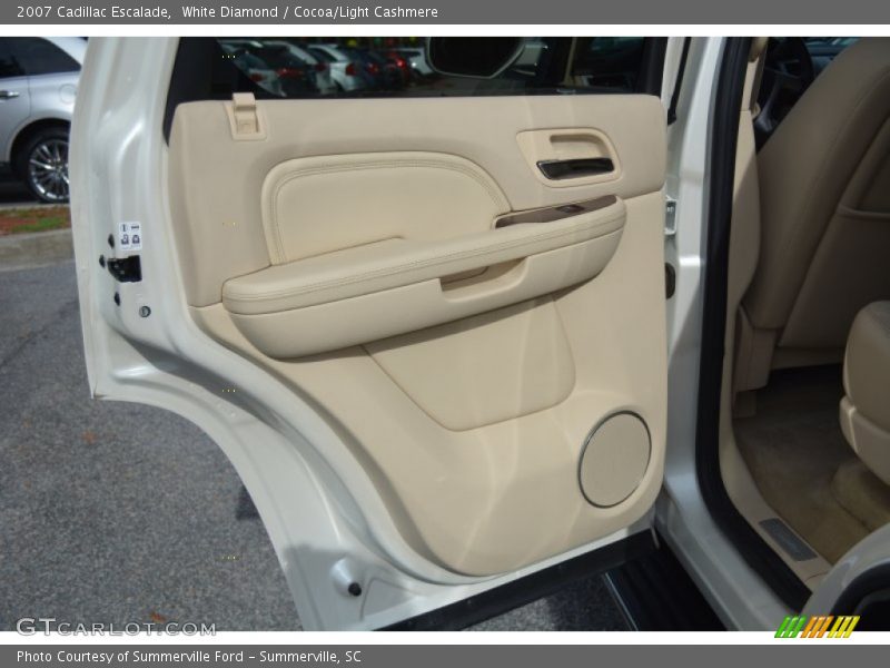 White Diamond / Cocoa/Light Cashmere 2007 Cadillac Escalade