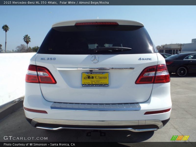 Polar White / Almond Beige/Mocha 2015 Mercedes-Benz ML 350 4Matic
