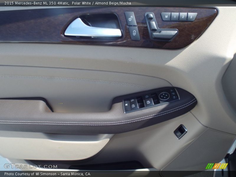 Polar White / Almond Beige/Mocha 2015 Mercedes-Benz ML 350 4Matic