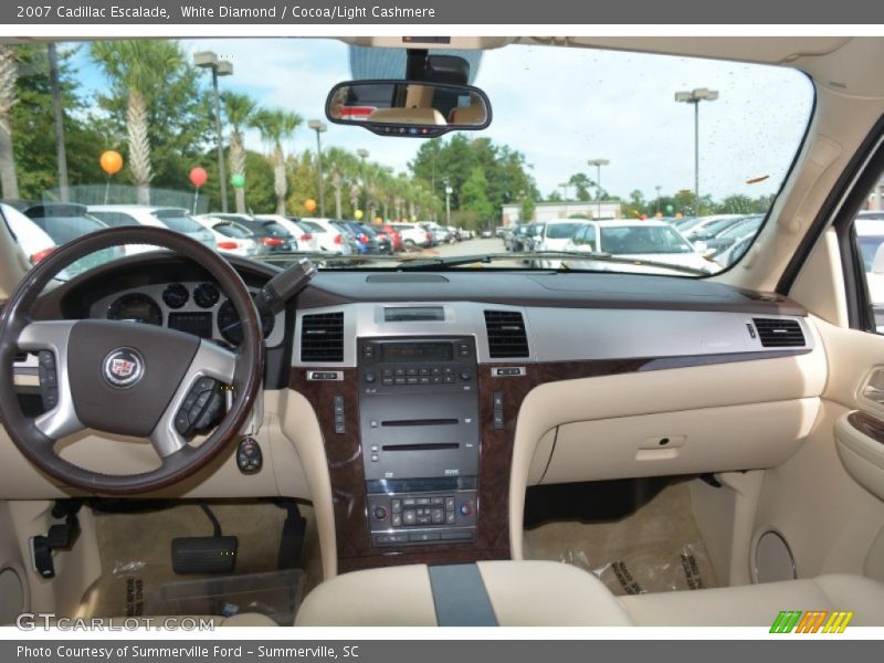 White Diamond / Cocoa/Light Cashmere 2007 Cadillac Escalade