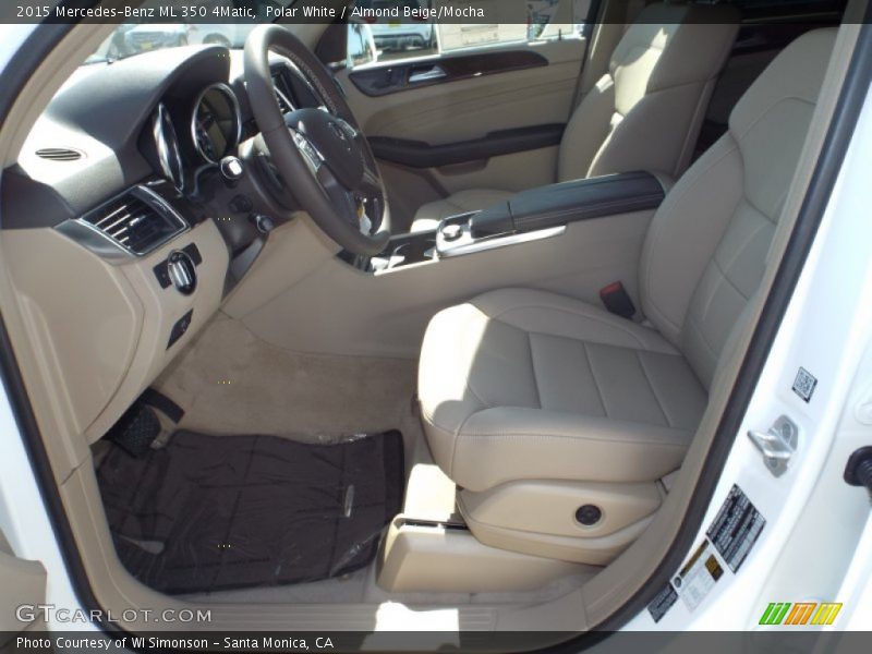 Polar White / Almond Beige/Mocha 2015 Mercedes-Benz ML 350 4Matic