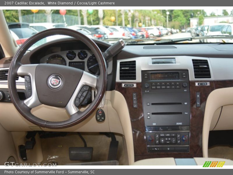 White Diamond / Cocoa/Light Cashmere 2007 Cadillac Escalade