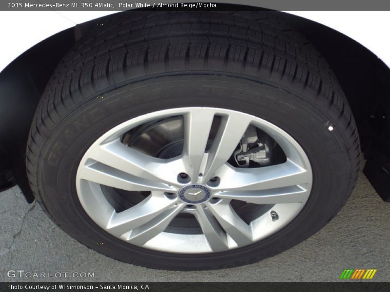 Polar White / Almond Beige/Mocha 2015 Mercedes-Benz ML 350 4Matic