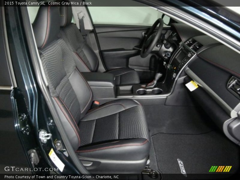 Cosmic Gray Mica / Black 2015 Toyota Camry SE