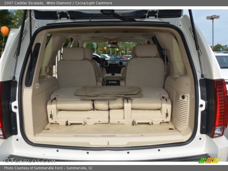 White Diamond / Cocoa/Light Cashmere 2007 Cadillac Escalade