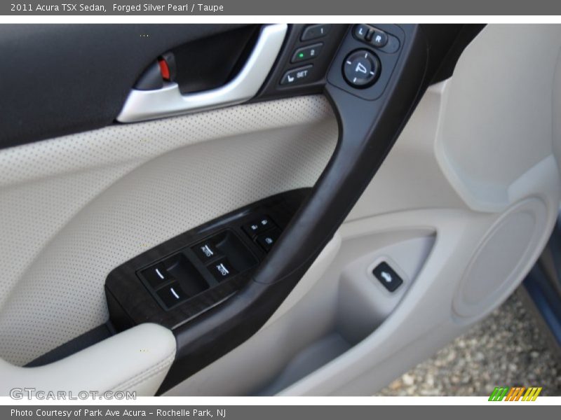 Forged Silver Pearl / Taupe 2011 Acura TSX Sedan