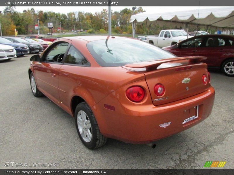 Sunburst Orange Metallic / Gray 2006 Chevrolet Cobalt LT Coupe